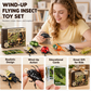 🐝🦋Wind-Up Winged Insect Simulation Toy Set with Educational Cards