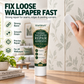 Fix Peeling Wallpaper Instantly! No-Mess Clear-Dry Repair Adhesive