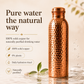 ❄️Summer Fresh 50% Off!💧Premium Water Bottle Made of 100% Solid Copper – Plastic-Free and Inspired by Ayurveda