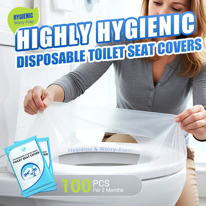 💥2026 Hot Sale🎁 Disposable Plastic Toilet Seat Cover - No Worry Of Public Toilet Anymore👋