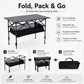 🌄New arrival 49% OFF!🏕️ Portable Camping Table – Folding, Carbon Steel, Quick Setup🪑