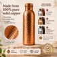 ❄️Summer Fresh 50% Off!💧Premium Water Bottle Made of 100% Solid Copper – Plastic-Free and Inspired by Ayurveda