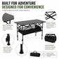 🌄New arrival 49% OFF!🏕️ Portable Camping Table – Folding, Carbon Steel, Quick Setup🪑