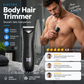 🎀50% off! 🔥 Electric Body Hair Trimmer, Men's Wireless Intimate Hair Trimmer, Waterproof Electric Shaver