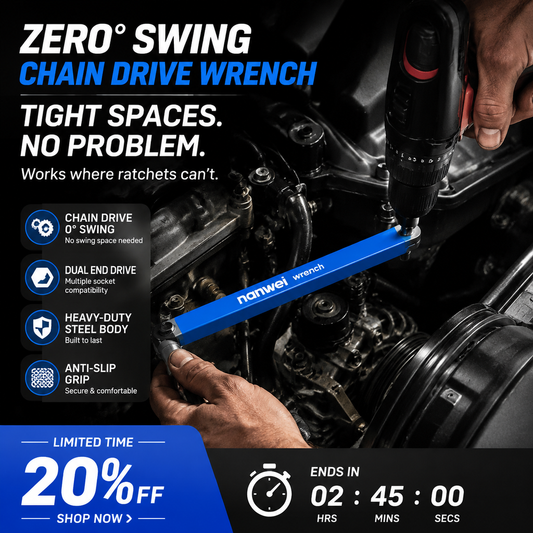 🔧 Offset Extension Wrench for Tight Spaces