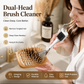 ✨🧹2-in-1 Hair Brush Cleaner Tool💇‍♀️, Multi-purpose Hair Remover Comb Cleaner with Stainless Steel Pick & Stiff Brush