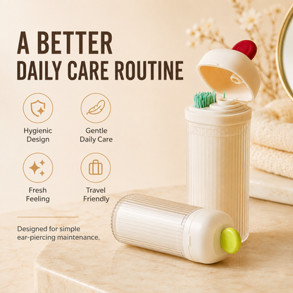 🧽50% OFF NOW! Ear Piercing Cleaning Line & Cleansing Liquid Travel Kit