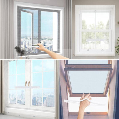 💥Last Day Special Sale 49% OFF✨3-Second Fit Window Mesh 🌬️ Ultra-fine 1.0mm mesh 🦟 Blocks virtually all bugs ✅ Breathable & invisible 🏡 Trusted by thousands of UK homes for a bug-free summer!