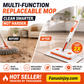🔥Limited Time 50% OFF！✨️Maximal Cleaning Power！Multi-Functional Hands-Free Clip Flat Mop