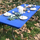 ⏰🎁Pack Stretch Fabric Table Top Cap Cover, fits 4ft/6ft/8ft Tables