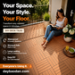 🔥50% discount！Don't worry about replacing the floor.Waterproof Interlocking Deck Tiles for Patio & Balcony