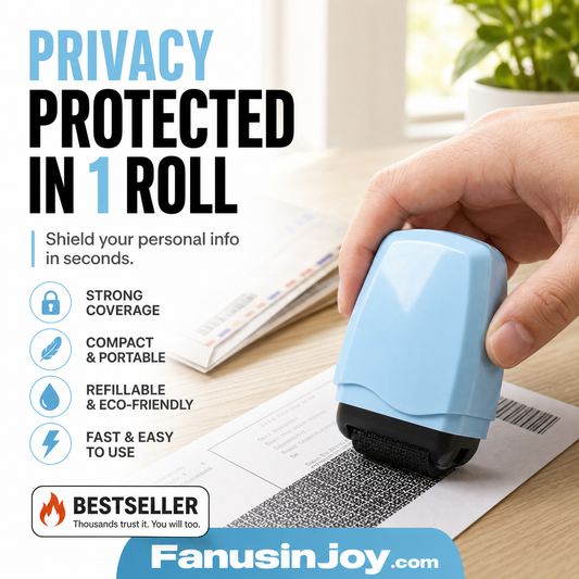 ⏳Limited-time 50% off⏰Protect your privacy easily and effectively! Privacy Protection Roller Stamp👣