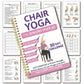 🔥Summer New Hot Sales - 50% OFF💞30-Day Chair Yoga Weight Loss Spiral-Bound Notebook & Step-by-Step Exercise Guide - At-Home Fitness Journal