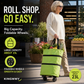 📢📢50% OFF !! ⏰2-in-1 Foldable Shopping Cart