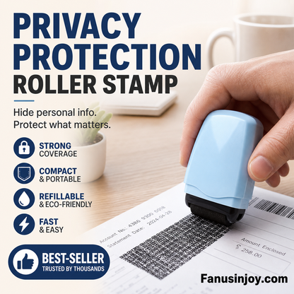 ⏳Limited-time 50% off⏰Protect your privacy easily and effectively! Privacy Protection Roller Stamp👣