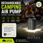 🏕️ Rechargeable Camping Air Pump – LED Light, Fast Inflation, Compact 🔋