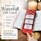 🥳2026 HOT SALE🥳💞50K+ SOLD! 🎁Creative Christmas Waterfall Gift Card Booklet