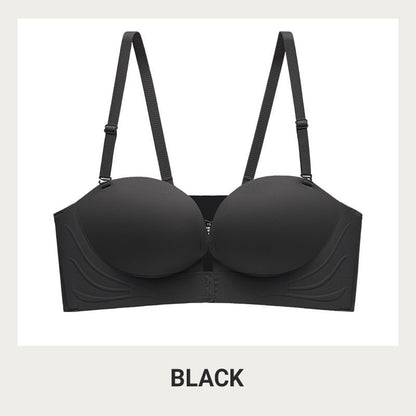 🔥HOT SALE🔥🌟Invisible Strap Front Buckle Push Up Bra🥰