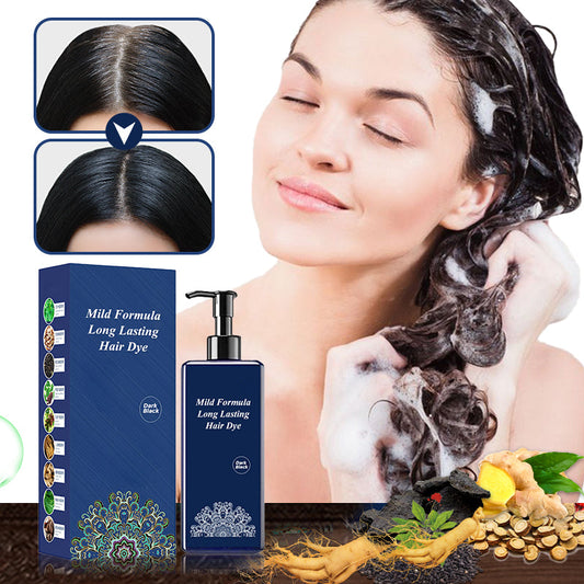⏳Time-Limited Special⏰Plant-Based Hair Coloring Cream - Say Goodbye to Chemical Dyes, Embrace Natural Beauty