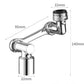 🚰 50% OFF! 50K+ sold! 1080° rotating faucet extender – 2 water modes, anti-splash, fits 99% of faucets! 💧✨