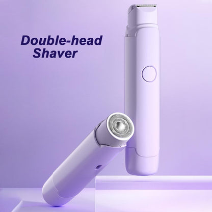 💖Multifunction Double Head Shaver for Women ✅Rechargeable Portable Hair Remover for Travel