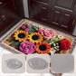3D⏰🎁Bathroom Absorbent Non-Slip Knitted Floral Floor Mat
