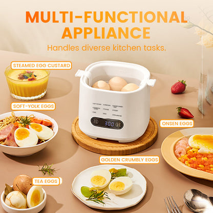 🎁2025 Neues Design🥚✨Mini-Multifunktions-Eierkochset mit Smart Touch Panel