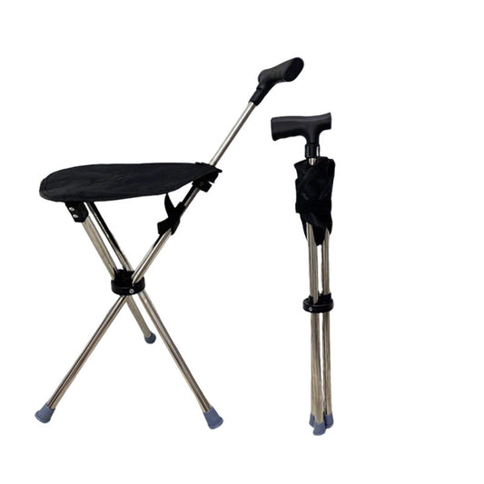 🎁⏰2-in-1 Foldable Cane With Chair