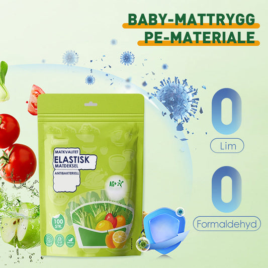 100 Pieces Food grade elastic food cover - Antibacterial success