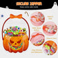 🥳2026 BESTSELLER🥳 Halloween Treat Bags – Pumpkin Design, Resealable Zipper – Easy Carry Handle – 10-Pack – Ideal for Trick-or-Treat & Parties! 🛡️💨