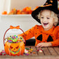 🥳2026 BESTSELLER🥳 Halloween Treat Bags – Pumpkin Design, Resealable Zipper – Easy Carry Handle – 10-Pack – Ideal for Trick-or-Treat & Parties! 🛡️💨