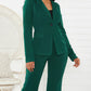 ⏰🎁Women's Business Solid Blazer ＆ Pants 2-Piece Set