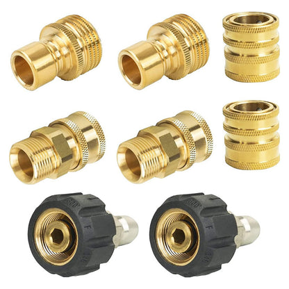 ✨High-Pressure Washer Connector Set, Includes 8 Accessories.