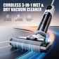 🎁🏠Wet and dry vacuum cleaner Self-cleaning Cordless Floor cleaner Lightweight mop for hard floors Pet hair Food scraps All-around cleaning without outlet