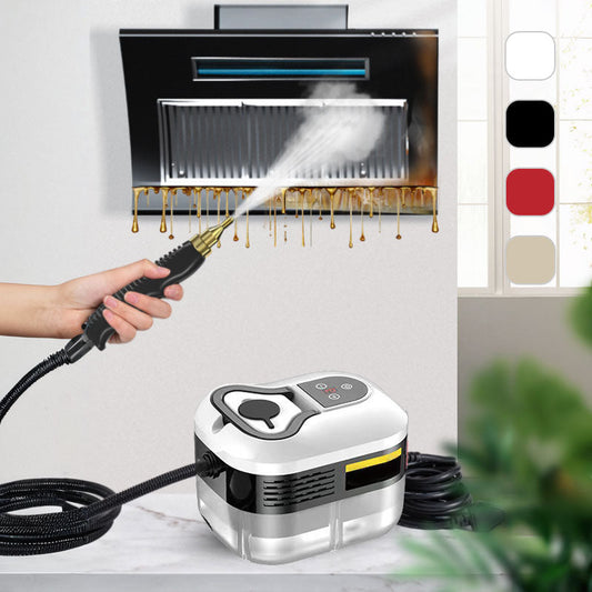Handheld Steam Cleaner, Portable High Temp Steam Cleaner with 9pcs Accessories, 6-Level Adjustable Steam, 15s Fast Heat-Up for Kitchen Grease, Tile, Grout, Bathroom, Floor & Car Detailing