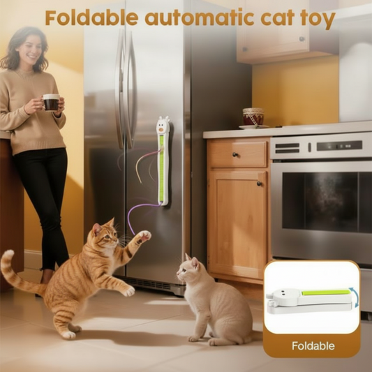 💥Mounted Automatic Moving Enrichment Cat Toy🥳