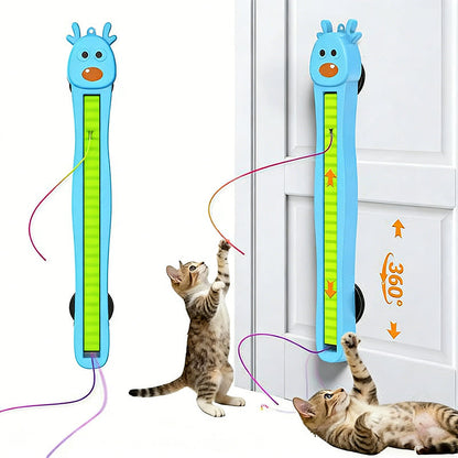 💥Mounted Automatic Moving Enrichment Cat Toy🥳