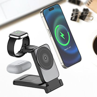 🔥Hot Sale Deals-3-in-1 Foldable Magnetic Wireless Charger