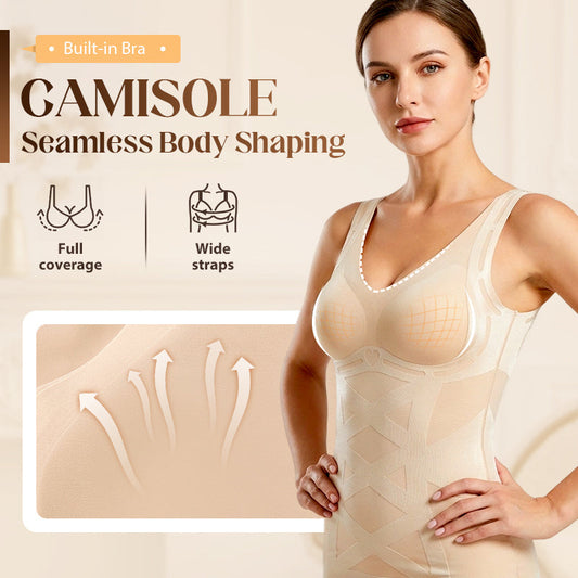 🔥🎁Seamless Body Shaping Camisole with Built-in Bra