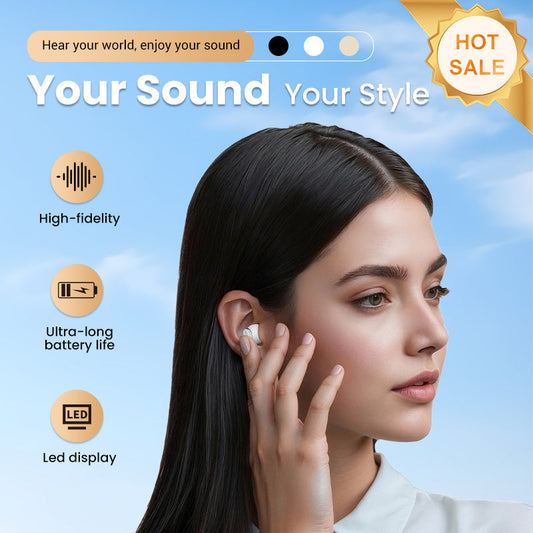 🎧🎁2-in-1 Dual-Style Wireless Earbuds