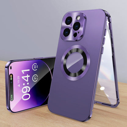 Magnetic Full Body Metal Case with Screen Protector for 17 Series