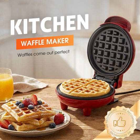 Mini Electric Waffle Maker for Easy Breakfast