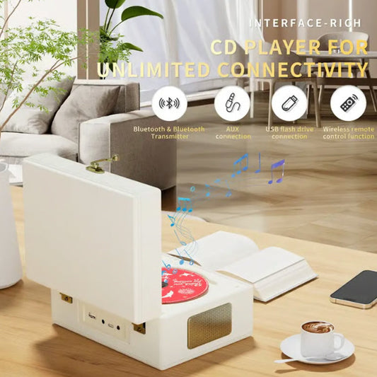 📢📢50% OFF !!!⏰Rechargeable CD Player with Speaker & Bluetooth Transmitter