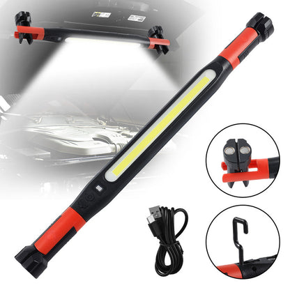 📢📢50% OFF !! ⏰3000LM LED Work Light – Magnetic + hook, 5200mAh battery, 360° rotation. Type‑C fast charge. Bright as day anywhere! 🔋✨