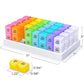 🔥Last Day Sale 60% OFF⏰💊📅 Daily 31-Day Pill Organizer Travel Case – 🔒📦 4-Week Medication Box with Compartments & Labels, Ideal for Weekly Planning, Vacations & Seniors, Compact Storage