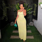 Women’s Sexy Backless Bodycon Maxi Dress