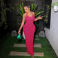Women’s Sexy Backless Bodycon Maxi Dress