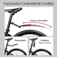 ⏳🔥LIMITED-TIME 50% OFF! ⏰Retractable & Adjustable Bicycle Mudguard Set – Universal Fit, Sturdy & Splash-Proof Design 🚲💨