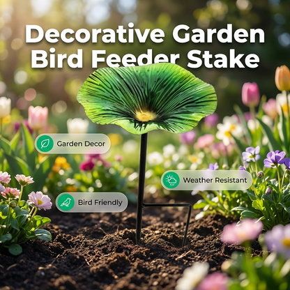 💝2026 Mother's Day Gifts 50% OFF🎁🐦Vibrant Garden Flower Stake Bird Feeder For Nature🍃