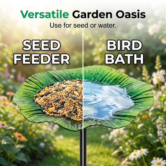 💝2026 Mother's Day Gifts 50% OFF🎁🐦Vibrant Garden Flower Stake Bird Feeder For Nature🍃